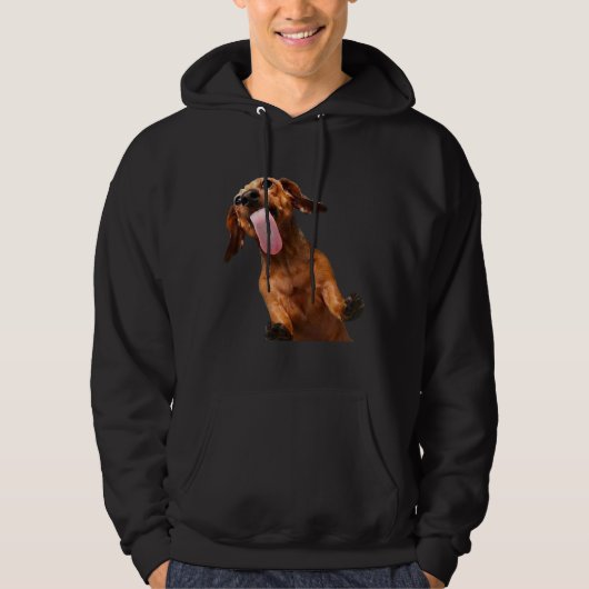 Kleine Dackel Hoodie (Vorderseite)
