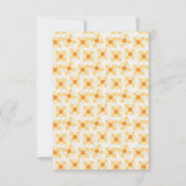 Kleine Daisy-Babydusche danke (Rückseite)