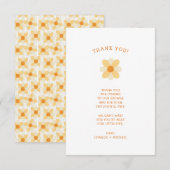 Kleine Daisy-Babydusche danke (Vorne/Hinten)