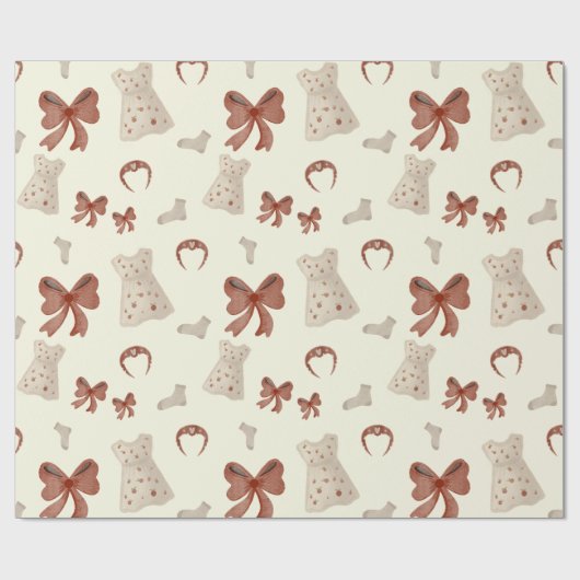 Kleine Dame Geschenkpapier (Flach)