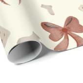 Kleine Dame Geschenkpapier (Rolleneckpunkt)