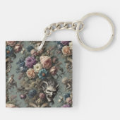 Kleine Dämonen wagen sich zu träumen - gotisch Vik Schlüsselanhänger (Rückseite)