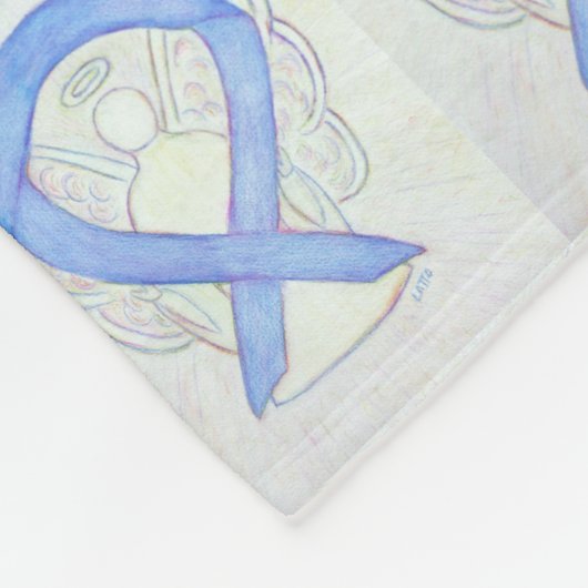 Kleine Darmkrebsvorsorge Fleecedecke (Ecke)