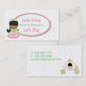 Kleine Datums-Karte Prinzessin-Mommy Play Telefonnummerkarte (Vorne/Hinten)