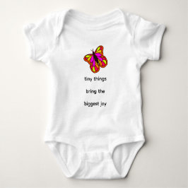 Kleine Dinge bringen die größte Freude Baby-Body Baby Strampler