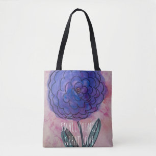 Kleine Dinge Große Liebe Tote Tasche - Vollbild