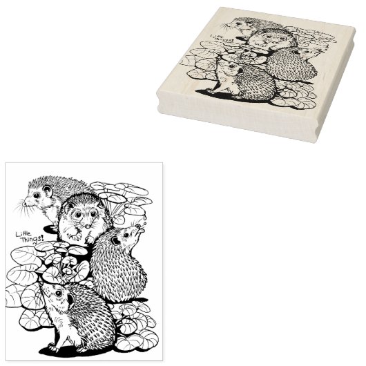 Kleine Dinge Igel Gummistempel (Stempel)