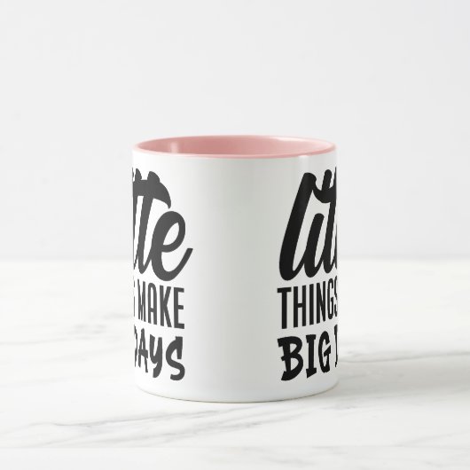 Kleine Dinge machen große Tage Tasse (Zentrum)