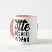 Kleine Dinge machen große Tage Tasse (Vorderseite Links)