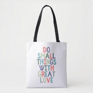 Kleine Dinge mit einem tollen Tee-Shirt für Liebe Tasche