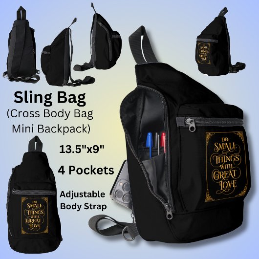 Kleine Dinge mit großartiger Liebe machen - Gold a Crossbody Bag