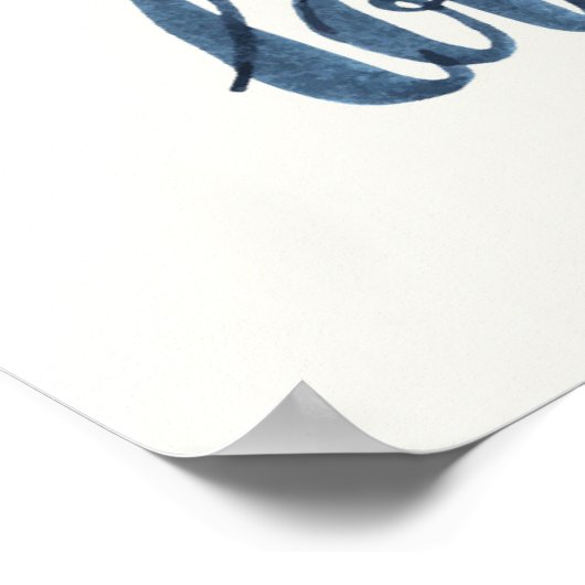 Kleine Dinge mit großer Liebe machen Poster (Ecke)