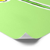 Kleine Dinge mit großer Liebe positive Worte tun Poster (Ecke)