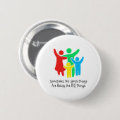 Kleine Dinge sind wirklich die großen Dinge Button (Vorne & Hinten)