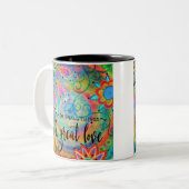 Kleine Dinge tun Zweifarbige Tasse (Vorderseite Links)