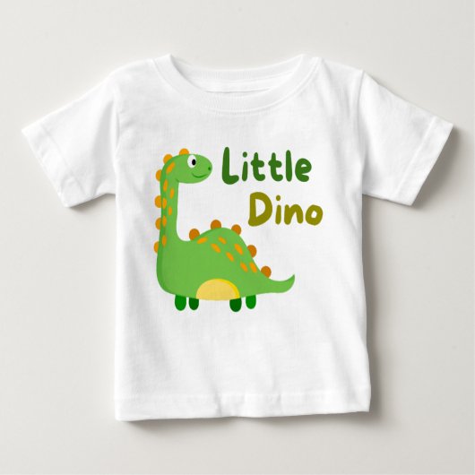 Kleine Dino Baby T-shirt (Vorderseite)