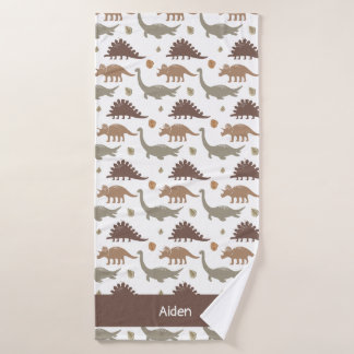 Kleine Dino Persönliche Kinder Badehandtuch