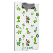 Kleine Dino-Schule , Personalisiert zurück zur Sch Klemmbrett (Rechts)