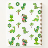 Kleine Dino-Schule , Personalisiert zurück zur Sch Notizblock (Rückseite)