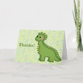 Kleine DinoBaby Dusche Vielen Dank Dankeskarte