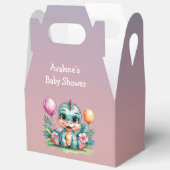Kleine Dinosaurier Babydusche Geschenkschachtel (Offen)