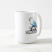 Kleine Dinosaurier-Liebhabervögel Kaffeetasse (VorderseiteRechts)