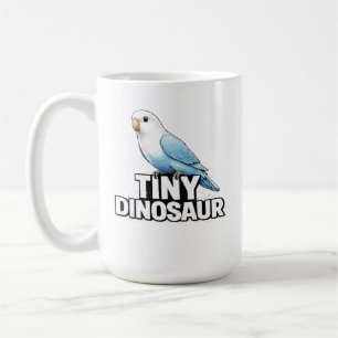 Kleine Dinosaurier-Liebhabervögel Kaffeetasse