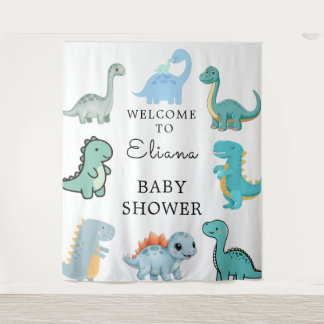 Kleine Dinosaurier Süße Babyparty Wandteppich