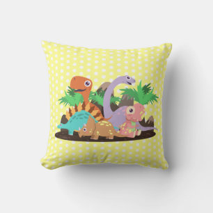 Kleine Dinosaurier Wurfkissen Kissen
