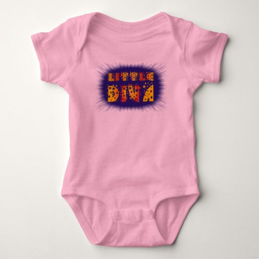 Kleine Diva (2) Baby Strampler (Vorderseite)