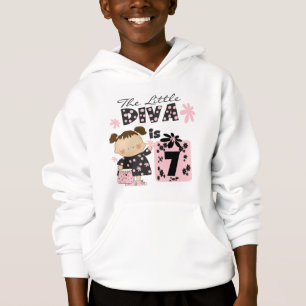 Kleine Diva-7. Geburtstags-T-Shirts und Geschenke Hoodie
