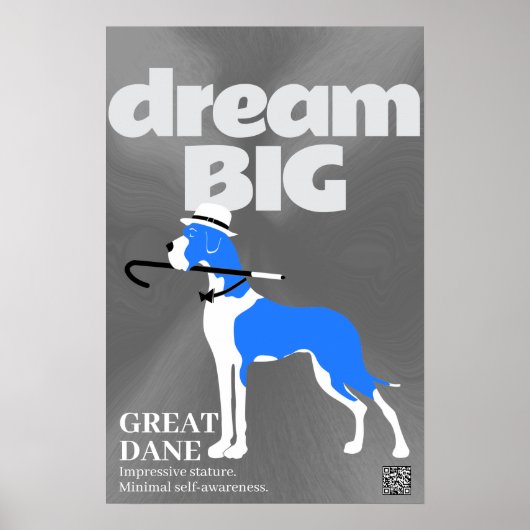 Kleine Dogge Poster (Vorne)
