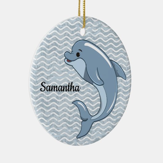 Kleine Dolphin Design Ornament (Rechts)