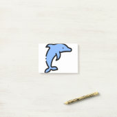 Kleine Dolphin Post-it Klebezettel (Auf Schreibtisch)