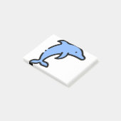 Kleine Dolphin Post-it Klebezettel (angewinkelt)