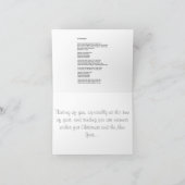 Kleine Donkey Weihnachten und Neues Jahr Card (Innenseite)