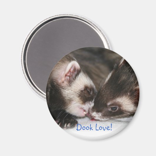 Kleine Dooks "Dook Liebe" Magnet (Vorderseite/Rückseite)