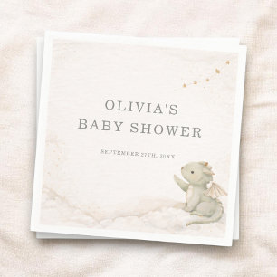 Kleine-Drache-fast-da-Baby-Shower-Party Serviette