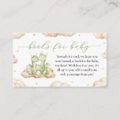 Kleine Drachenbücher für die Babyverpackungskarte Begleitkarte (Vorderseite)