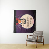 Kleine Dracula Kostüme Halloween-Party Hintergrund Wandteppich (Beispiel (Horizontal))