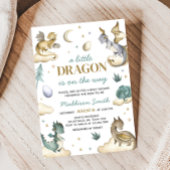 Kleine Dragon Baby Dusche Einladung