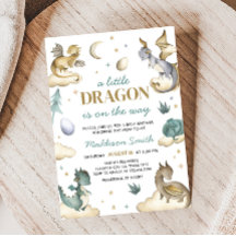 Kleine Dragon Baby Dusche