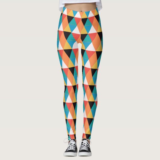 Kleine Dreiecke Leggings (Vorderseite)