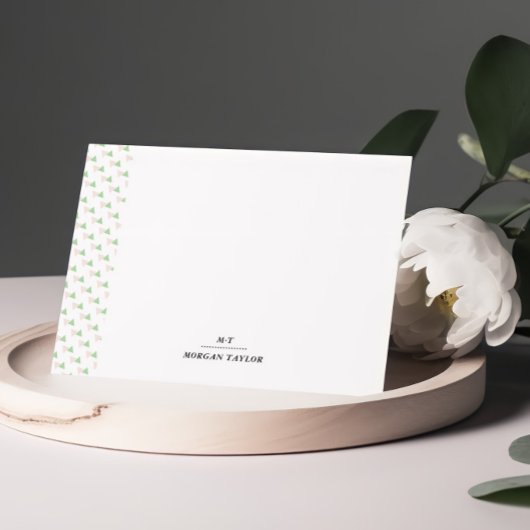 Kleine Dreiecke Personalisierte Mitteilungskarten