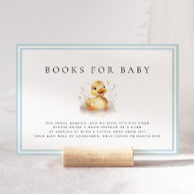 Kleine Duck Baby Shower Books für Baby Card
