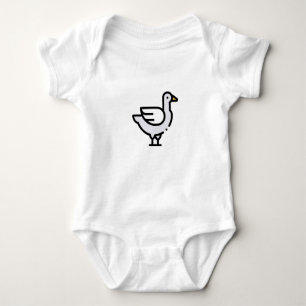 Kleine Duck Baby Strampler