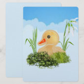 Kleine Duck Feiertagskarte (Vorne/Hinten)
