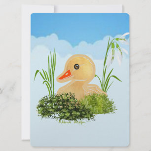 Kleine Duck Feiertagskarte