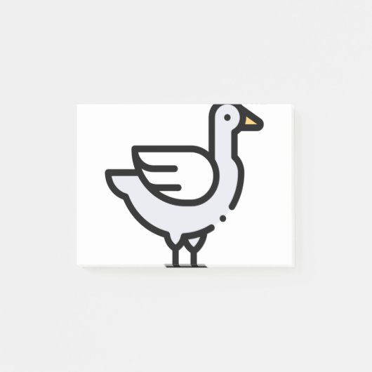 Kleine Duck Post-it Klebezettel (Vorderseite)