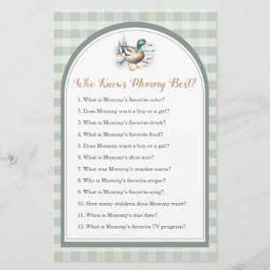Kleine Duckling Babydusche, die Mommy Best kennen